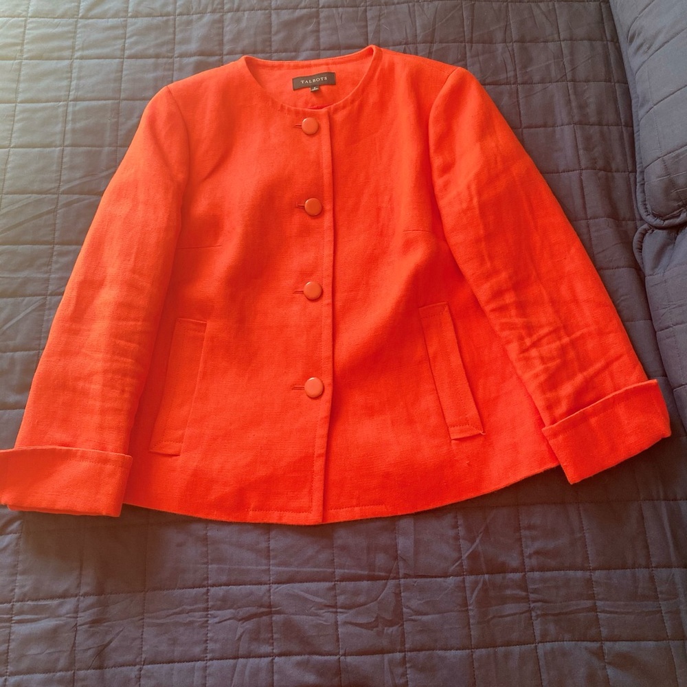 Talbots Size 6 Coral Women’s Business Jacket